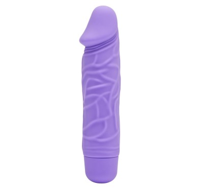 Nieduży silikonowy wibrator prawdziwy penis 15cm